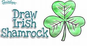How to draw an Irish Shamrock