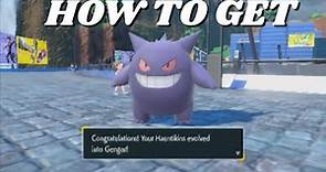 HOW TO EVOLVE HAUNTER INTO GENGAR (WITHOUT TRADING) IN POKEMON SCARLET AND VIOLET