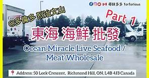 尋味 多倫多-東海海鮮肉類批發 |Diana’s 同公司｜Ocean Miracle Live Seafood /Meat Wholesale | RH ONT| **Part 1**