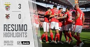 Highlights | Resumo: Benfica 3-0 Santa Clara (Liga 22/23 #34)