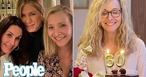 Jennifer Aniston and Courtney Cox Celebrate Lisa Kudrow on Her 60th Birthday | PEOPLE