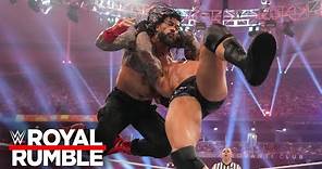 Randy Orton RKOs EVERYBODY including Roman Reigns: 2024 Royal Rumble highlights