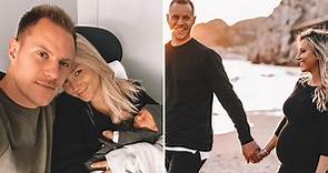 Barcelona star Marc-Andre ter Stegen delight as stunning wife gives birth to their first son