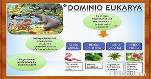 DOMINIOS: EUKARYA, BACTERIA Y ARCHAEA