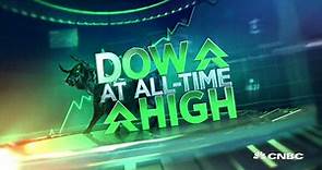 Dow hits a new all-time high for the first time since July