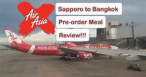 Thai AirAsia X | XJ621 | Sapporo to Bangkok | Inflight Meal Review | Airbus A330-300
