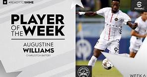 Powering the Battery! Augustine Williams is the USL Championship's Player of the Week