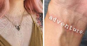 30 White Tattoo Designs And Ideas That Look Like Magic Runes