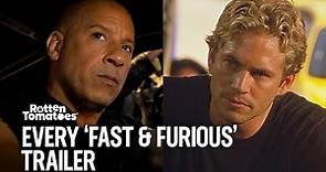 Every 'Fast & Furious' Trailer (2001-2023)