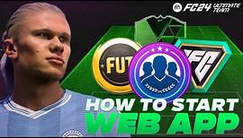 How To Start EA FC 24 on the WEB APP! EA FC 24 Ultimate Team
