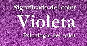 Significado del color violeta o morado | Psicología del color