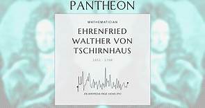 Ehrenfried Walther von Tschirnhaus Biography - German mathematician, physician, and philosopher (1651–1708)