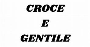 La cultura italiana tra Benedetto Croce e Giovanni Gentile