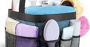 Attmu Mesh Shower Caddy Portable for College Dorm Room Essentials with 8 Pockets, Hanging Shower Caddy Dorm Basket, Quick Dry Shower Bag for Bathroom