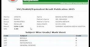 www.educationboardresults.gov.bd education board result