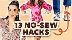 Easy DIY Clothing Alterations (No Sew!) | DIY with Orly Shani