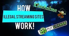 How Putlocker and kissanime work?(illegal streaming sites)