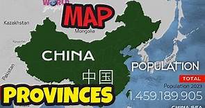 China Population 2023, Map, Regions and Provinces