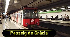 Metro Station Passeig de Gràcia - Barcelona 🇪🇸 - Walkthrough 🚶