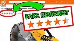 Home Depot & Lowe’s Are Buying 5 Star Reviews