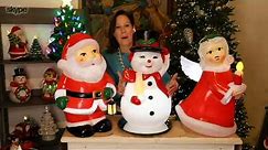 Mr. Christmas Nostalgic Holiday Figure Blow Mold on QVC