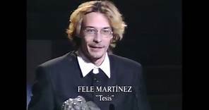 Fele Martínez gana el Goya a Mejor Actor Revelación 1997