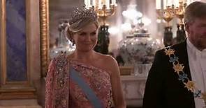 Queen Maxima of Netherlands in lovely dresses on the State Visit