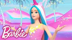 Barbie & her sisters imagine they're unicorns and mermaids! | Barbie Clips