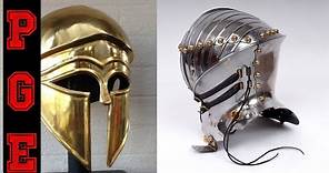 10 De los mejores cascos de batalla antiguos y medievales