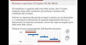 Esercizio Massima Copertura - Soluzione (Compito 5/6/2014)