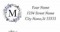 Return Address Personalized Custom Labels with Strong Adhesion, Can Be Used for Box, Paper, Plastic, Glass, Metal (2.6x1 Inch)