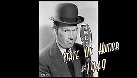 Fred Allen-"The State Of American Humor"-NBC January 30, 1949