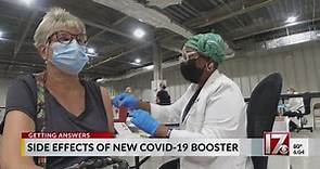 What are the side effects of the new COVID-19 booster?