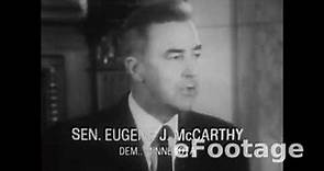 Senator Eugene McCarthy announces presidential run - November 30th 1967