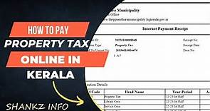 How to Pay Property Tax Online in Kerala || Property Tax Receipt Kerala