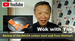 A comprehensive review of the IMUSA 14 inch carbon steel wok from Walmart