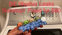 GE Washer Leaks Nonstop. Turns on automatically. How I Fixed the issue for $60.