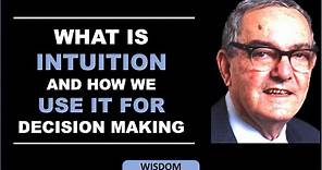 Herbert A Simon - What is Intuition?