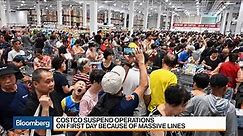 Massive Lines at Costco's China Opening Amid Trade War