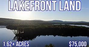 Lakefront Property in Lincoln ME | Maine Real Estate