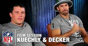 Luke Kuechly & Eric Decker Break Down Film | The Sessions | NFL