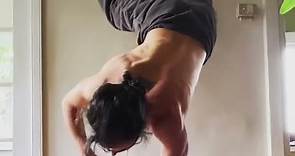 Jesse Bradford shirtless handstand