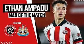 Ethan Ampadu | Every Touch & Best Bits | Highlights Sheffield United vs Newcastle United