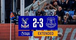 EXTENDED PREMIER LEAGUE HIGHLIGHTS: CRYSTAL PALACE 2-3 EVERTON