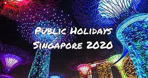 Public Holidays in Singapore 2020