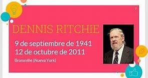 Biografía Dennis Ritchie