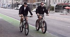 2020: Arnold Schwarzenegger and his son Joseph Baena bike together