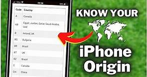 Identify your iPhone Country Of Origin I Check iPhone Manufacturing Country 2023