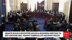 Senate Rules Committee Passes Rule To Circumvent Tommy Tuberville's Military Holds