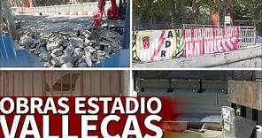 Las obras del Rayo Vallecano tras el incidente en la grada | Diario AS